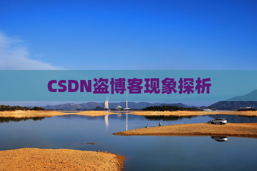 CSDN盗博客现象探析 CSDN盗博客现象探析